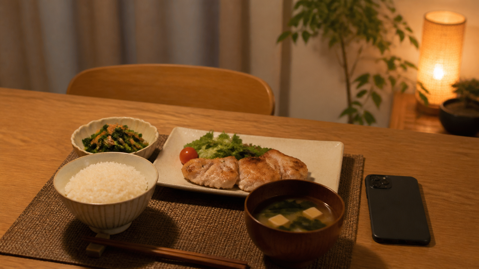間食した日の1日の調整のしかた（間食も「1食」として記録する）