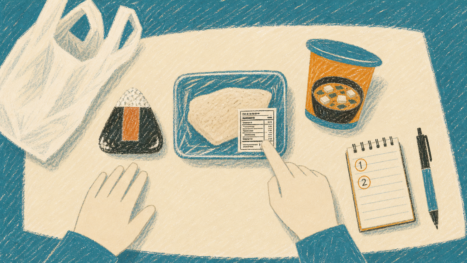 コンビニダイエットの基本ルール：1食の組み方と2つの数値