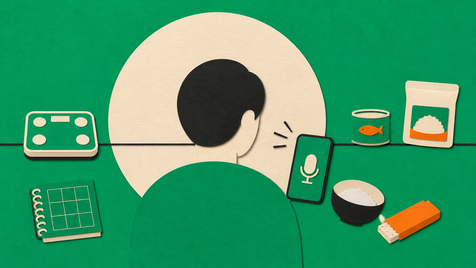 食が細くて食べられない人の原因別対策と、続けるための記録法