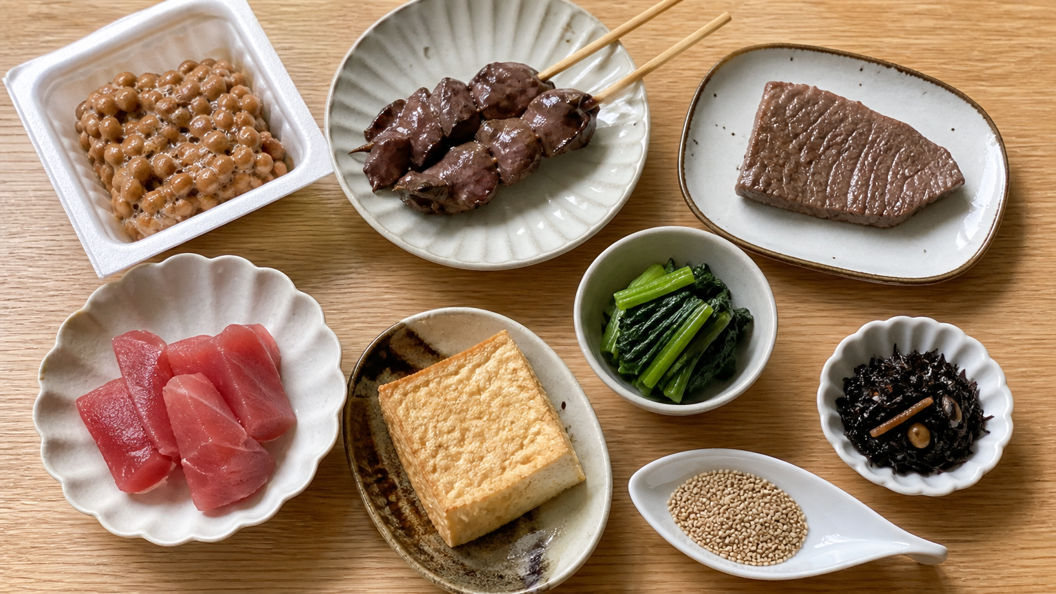 鉄分が多い食べ物は？1食分で摂れる量で選ぶ一覧